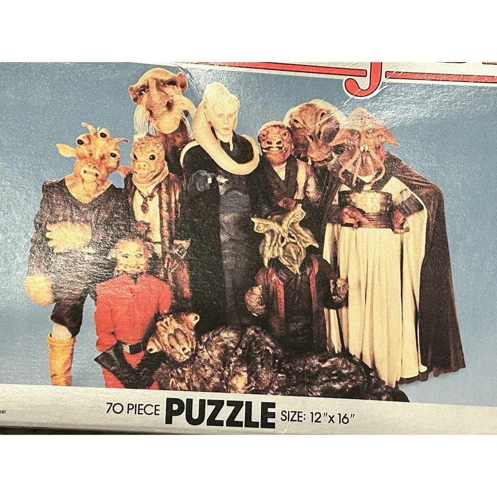 VTG 1983‎ STAR WARS ROTJ 70Pc JABBAS ALIENS Puzzle 100% Complete